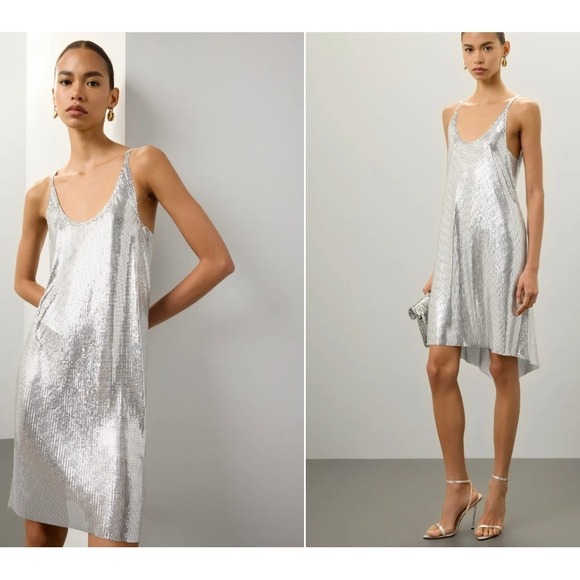 Paco Rabanne Dresses & Skirts - Paco Rabanne Chain Metal Mesh Mini Dress